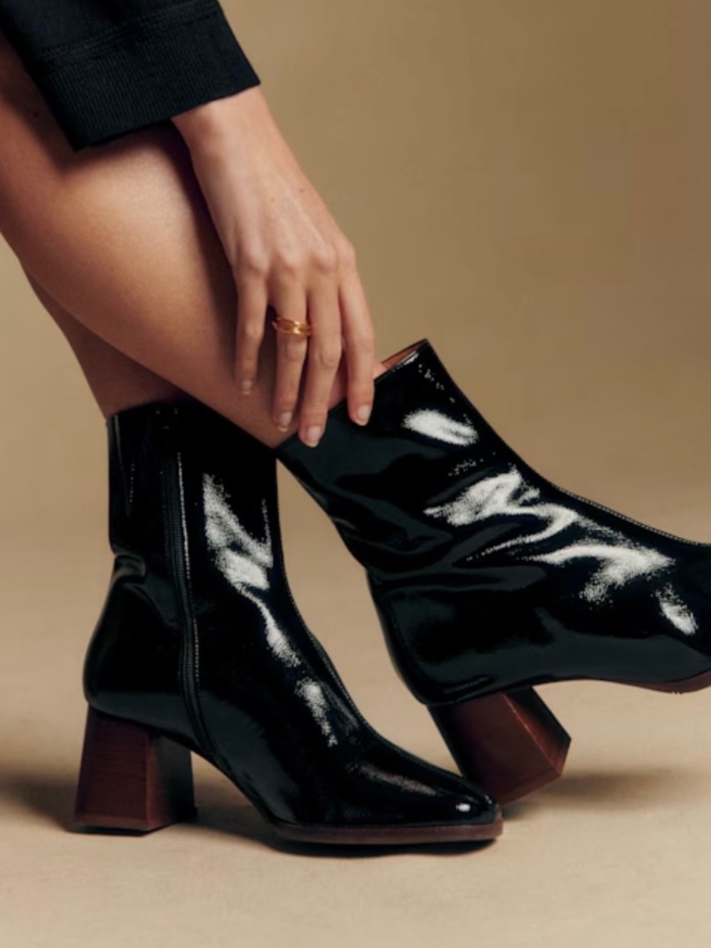Sezane AXELLE ANKLE BOOTS